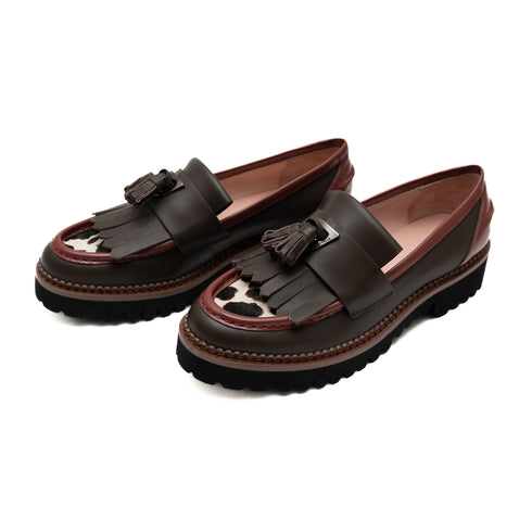 Loafers Coccinelle E4R87160301-591 καφέ/κεραμιδί