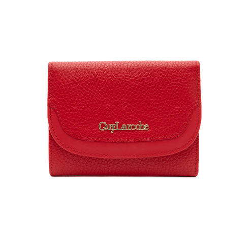 Δερμάτινο πορτοφόλι Guy Laroche 24313 κόκκινο