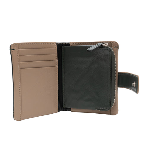 Δερμάτινο πορτοφόλι Guy Laroche 24317 μαύρο/πούρο