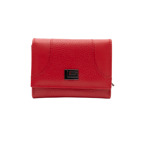 Δερμάτινο πορτοφόλι Guy Laroche 24515 κόκκινο