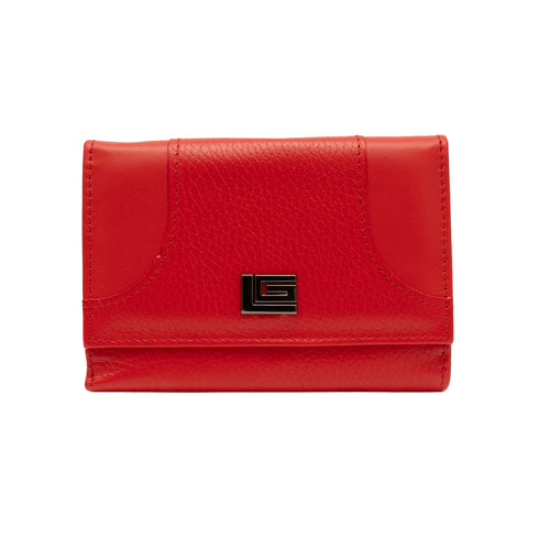 Δερμάτινο πορτοφόλι Guy Laroche 24513 κόκκινο