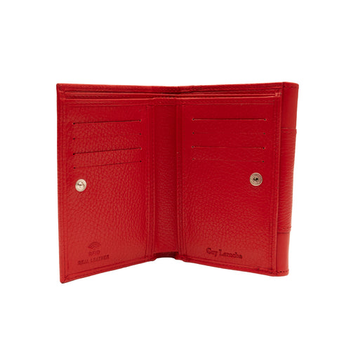 Δερμάτινο πορτοφόλι Guy Laroche 24513 κόκκινο