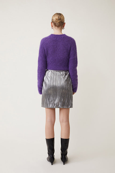 Φούστα Flor Suncoo Paris C05271H24 ασημί μεταλλικό