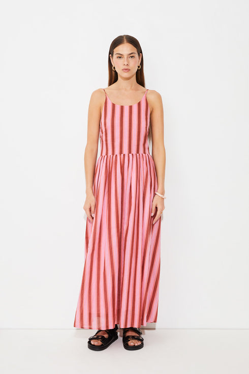 Φόρεμα Cyrus Suncoo Paris S25C03169 ροζ-κόκκινο