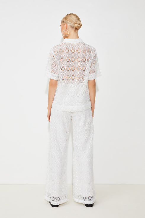 Παντελόνα Joyce Suncoo Paris S25C04319 λευκό