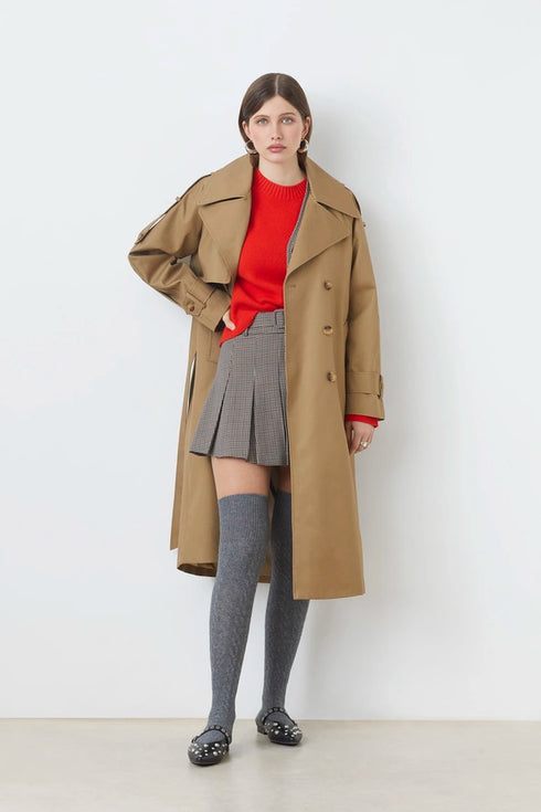 Μακριά καμπαρντίνα Enzo Suncoo Paris H25C11097 μπεζ