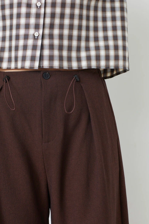 Παντελόνι ψηλόμεσο Jio Suncoo Paris H25C04302 καφέ