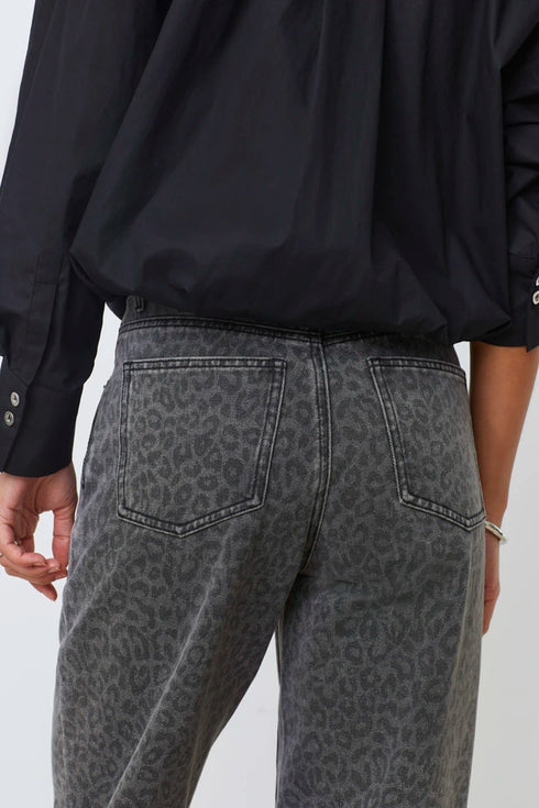 Παντελόνι τζιν Robin Suncoo Paris H25C13061 λεοπάρ γκρι