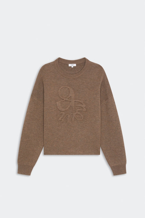 Πουλόβερ Provo Suncoo Paris H25M01327 μπεζ/καφέ