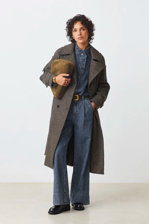 Παλτό Emo Suncoo Paris H25C11168 καφέ