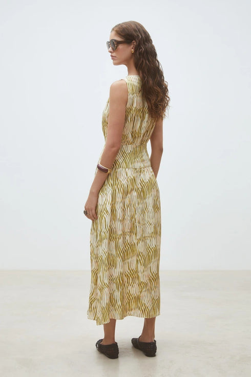 Φόρεμα Celia Suncoo Paris S26C03017 λαδί