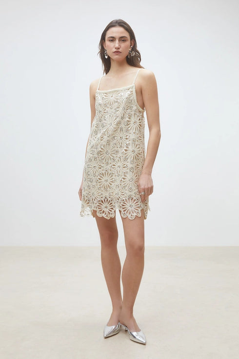 Φόρεμα Chelby Suncoo Paris S26C03252 μπεζ