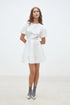 Φόρεμα μίνι Celest Suncoo Paris S26C03263 λευκό