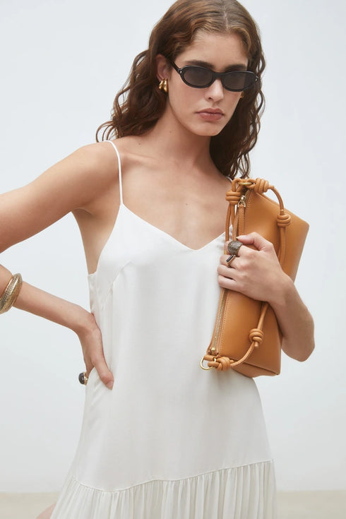 Φόρεμα μάξι Carlota Suncoo Paris S26C03314 εκρού