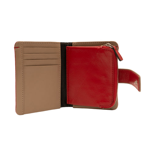 Δερμάτινο πορτοφόλι Guy Laroche 24317 κόκκινο