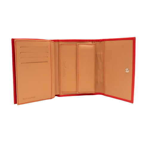 Δερμάτινο πορτοφόλι Guy Laroche 62717 κόκκινο