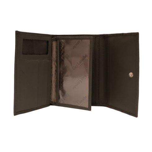 Δερμάτινο πορτοφόλι Guy Laroche 23613 γκρι