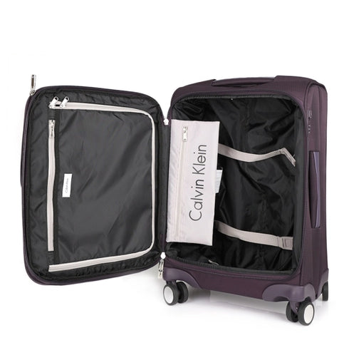 Βαλίτσα καμπίνας Gala 55.5x36x25/28cm Calvin Klein LT118GA4 μωβ