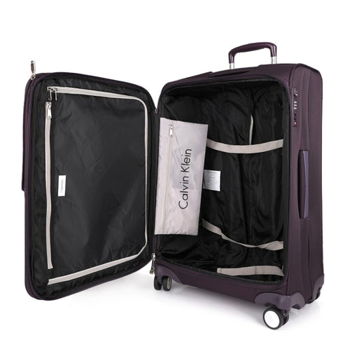 Βαλίτσα Μεσαία Gala 66.5x43.5x28/31 cm Calvin Klein LT418GA4 μωβ