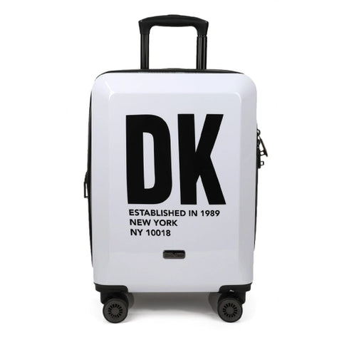 Βαλίτσα καμπίνας 55x36x24/27cm DKNY DH118BD4-λευκό/μαύρο