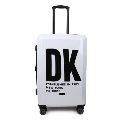 Βαλίτσα μεσαία 68x45x30/33cm DKNY DH418BD4-λευκό/μαύρο