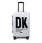 Βαλίτσα μεσαία 68x45x30/33cm DKNY DH418BD4-λευκό/μαύρο