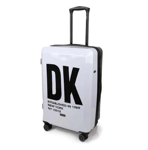 Βαλίτσα μεσαία 68x45x30/33cm DKNY DH418BD4-λευκό/μαύρο