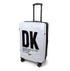 Βαλίτσα μεσαία 68x45x30/33cm DKNY DH418BD4-λευκό/μαύρο