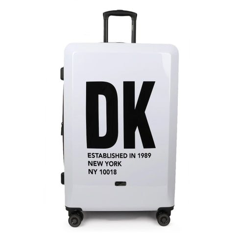 Βαλίτσα Μεγάλη 78x51x31/34cm DKNY DH818BD4-λευκό/μαύρο