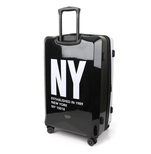 Βαλίτσα Μεγάλη 78x51x31/34cm DKNY DH818BD4-λευκό/μαύρο