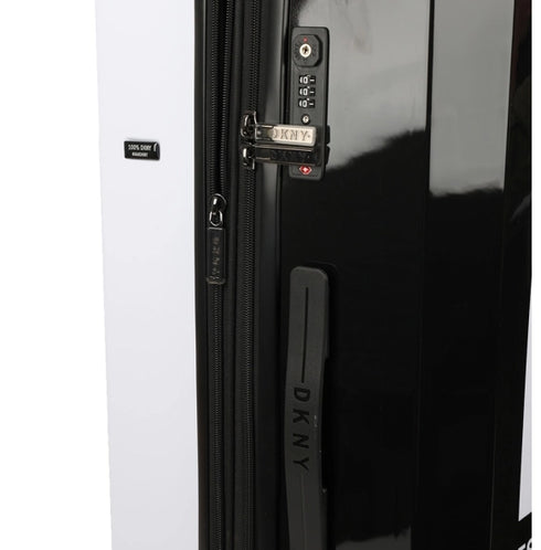 Βαλίτσα Μεγάλη 78x51x31/34cm DKNY DH818BD4-λευκό/μαύρο