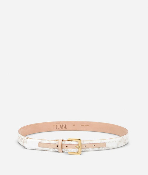 Ζώνη Alviero Martini 1a Classe CA277-6188-0900 λευκό