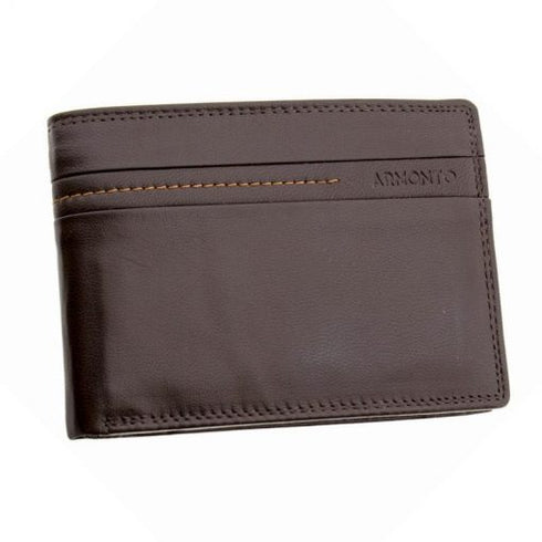 Δερμάτινο Πορτοφόλι Armonto 08406 καφέ