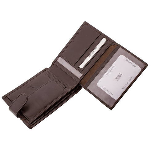 Δερμάτινο Πορτοφόλι Armonto 08407 καφέ