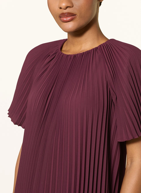 Φόρεμα πλισέ Convala Ted Baker 282078 μπορντό