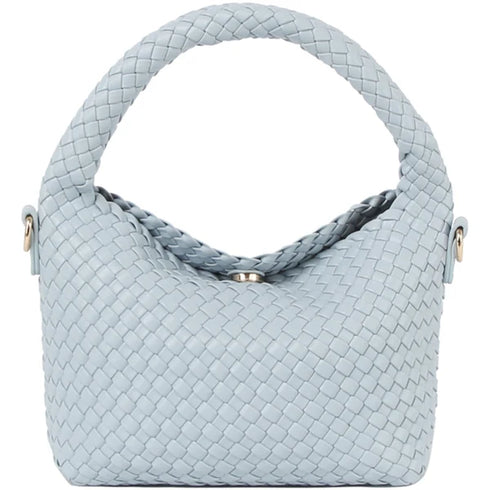 Τσάντα tote/χιαστί HVISK Vegan 2501-105-010090-457 γαλάζιο