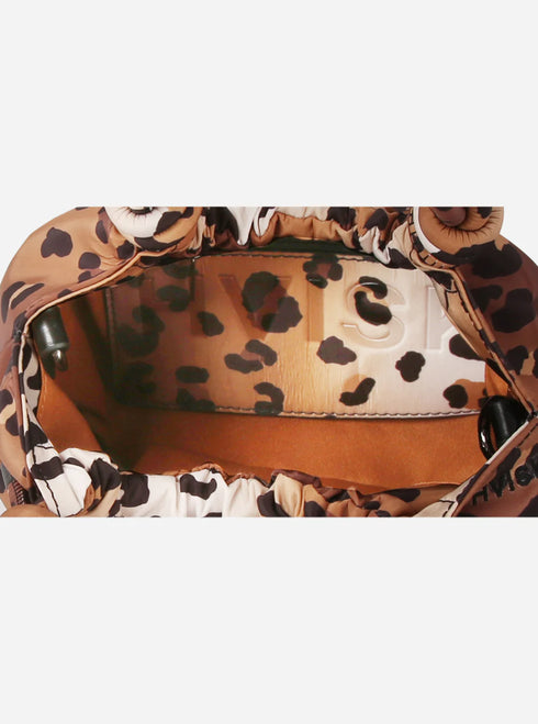 Τσάντα tote/χιαστί HVISK Vegan 2501-016-020700 λέοπαρ