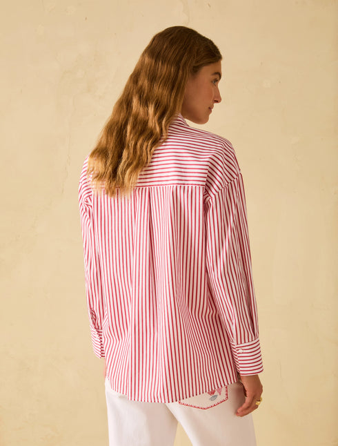 Πουκάμισο PBBRICETTA Penny Black 1111316302010 κόκκινο/λευκό