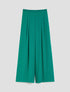 Παντελόνα φαρδιά Papaia Penny Black 1131065202004 σμαραγδί