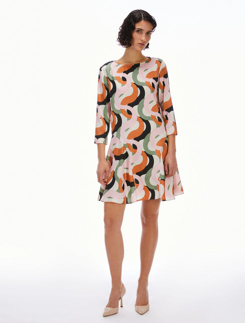 Φόρεμα Andy Penny Black 2411221074200 Πολύχρωμο