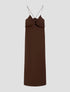 Φόρεμα cut-out PBBLAMPONE Penny Black 1221126302003 καφέ
