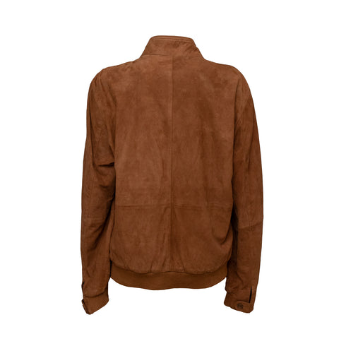 Ανδρικό Δερμάτινο Τζάκετ σουέντ Guy Laroche 725-03 ταμπά