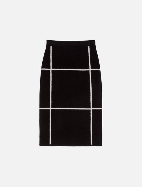 Φούστα μαλλί Zampa Penny Black 2421306013 μαύρο