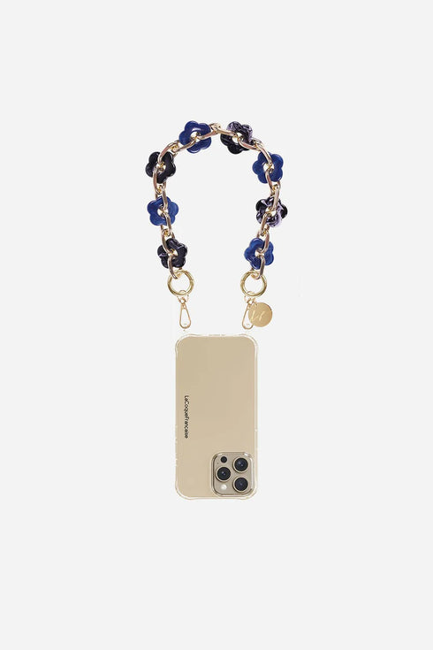 Αλυσίδα-κολιέ κινητού La Coque Francaise LE318671 μαύρο/μπλε