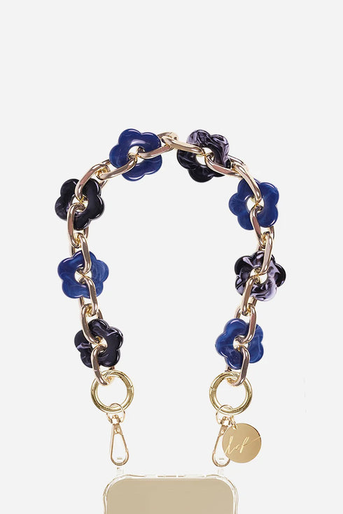 Αλυσίδα-κολιέ κινητού La Coque Francaise LE318671 μαύρο/μπλε