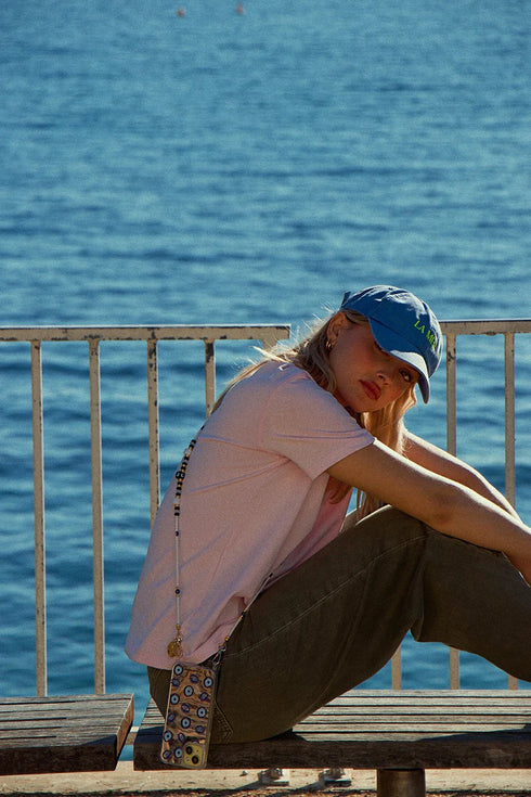 Αλυσίδα-κολιέ κινητού La Coque Francaise LE318718 μπλε