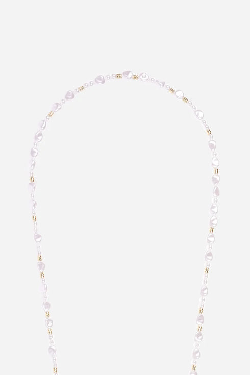 Αλυσίδα-κολιέ κινητού La Coque Francaise LE318747 λευκό