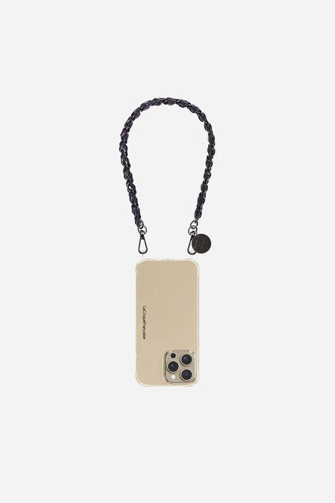 Αλυσίδα-κολιέ κινητού La Coque Francaise LE318682 μαύρο