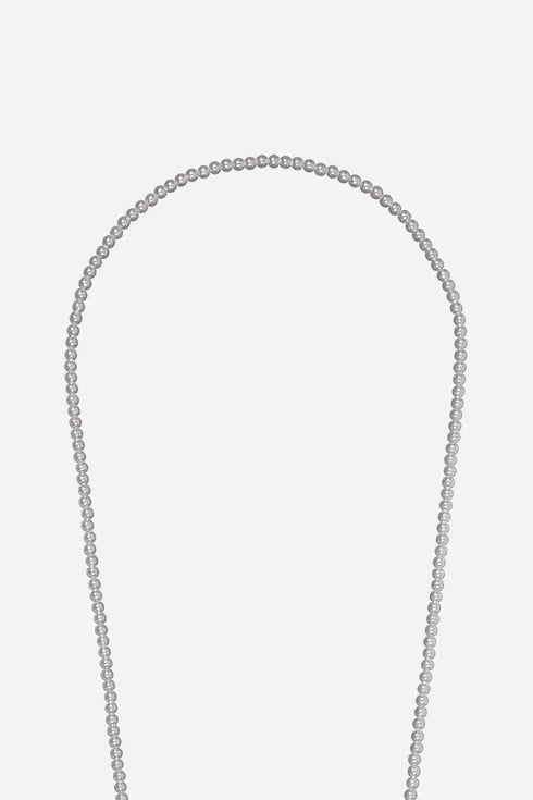 Αλυσίδα-κολιέ κινητού La Coque Francaise LE322025 λευκό