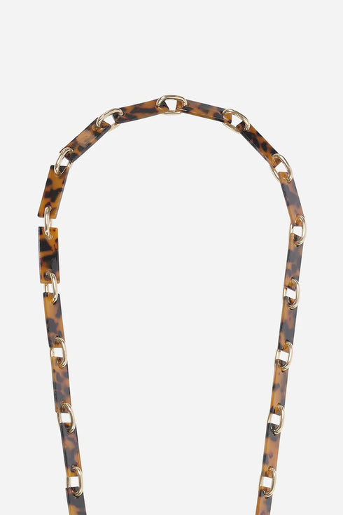 Αλυσίδα-κολιέ κινητού La Coque Francaise LE322056 καφέ